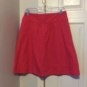 JCrew pink below the knee skirt.